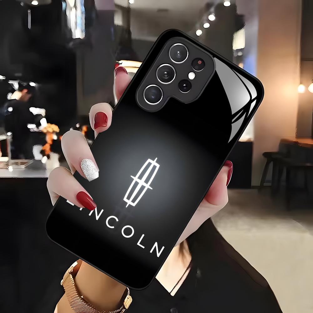 Phone Accessories Magnetic - L-LincolnES Lüks Sedan Araba Telefon Kılıfı