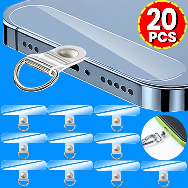 Lanyard Phone Strap - 20/1 adet şeffaf telefon kordonu bağlantı