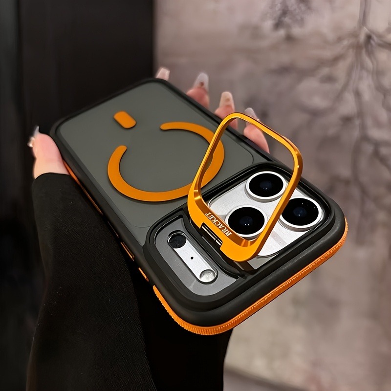 Phone Accessories And Cases - Lüks Mat Şeffaf Arka Kapaklı Manyetik