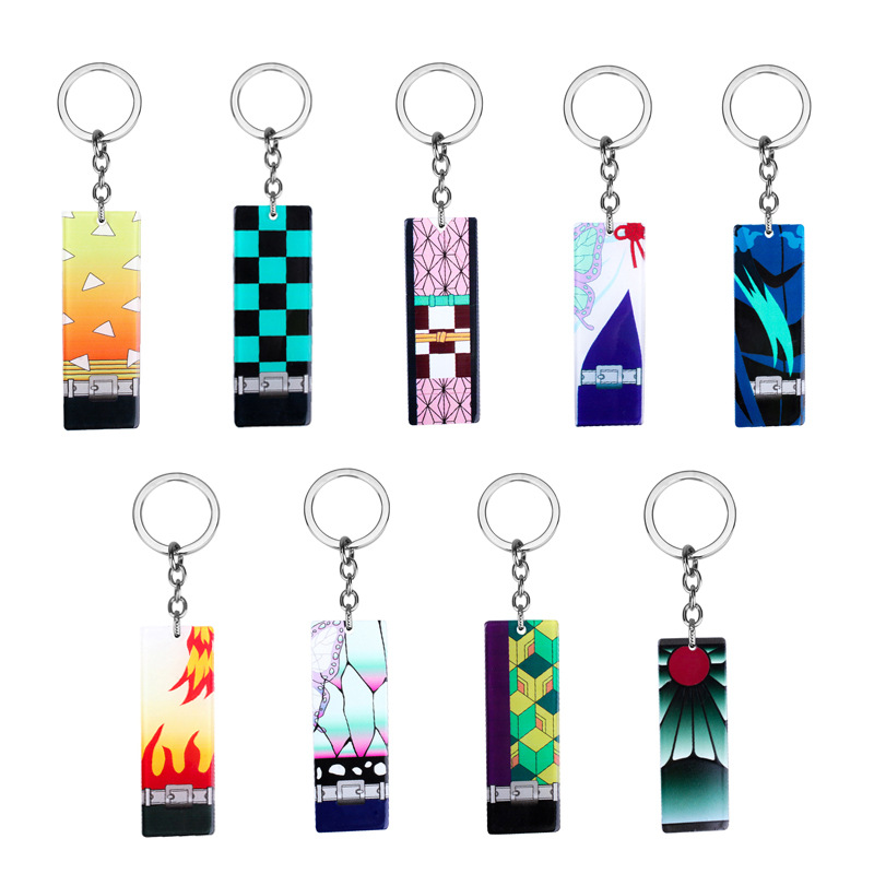Phone Accessories Demon Slayer - Anahtarlık iblis avcıları Kamado Tanjirou akrilik