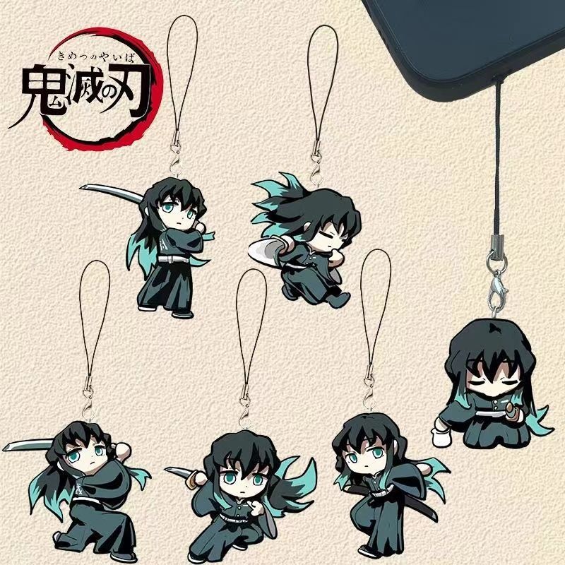 Phone Accessories Demon Slayer - Anime iblis avcısı anahtarlık Tokitoru Muichiro