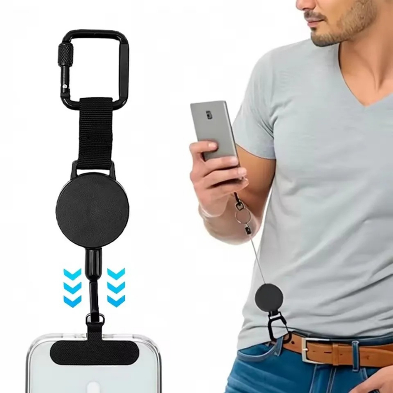 Lanyard Phone Strap - Geri Çekilebilir Hırsızlık Önleyici Dış Mekan
