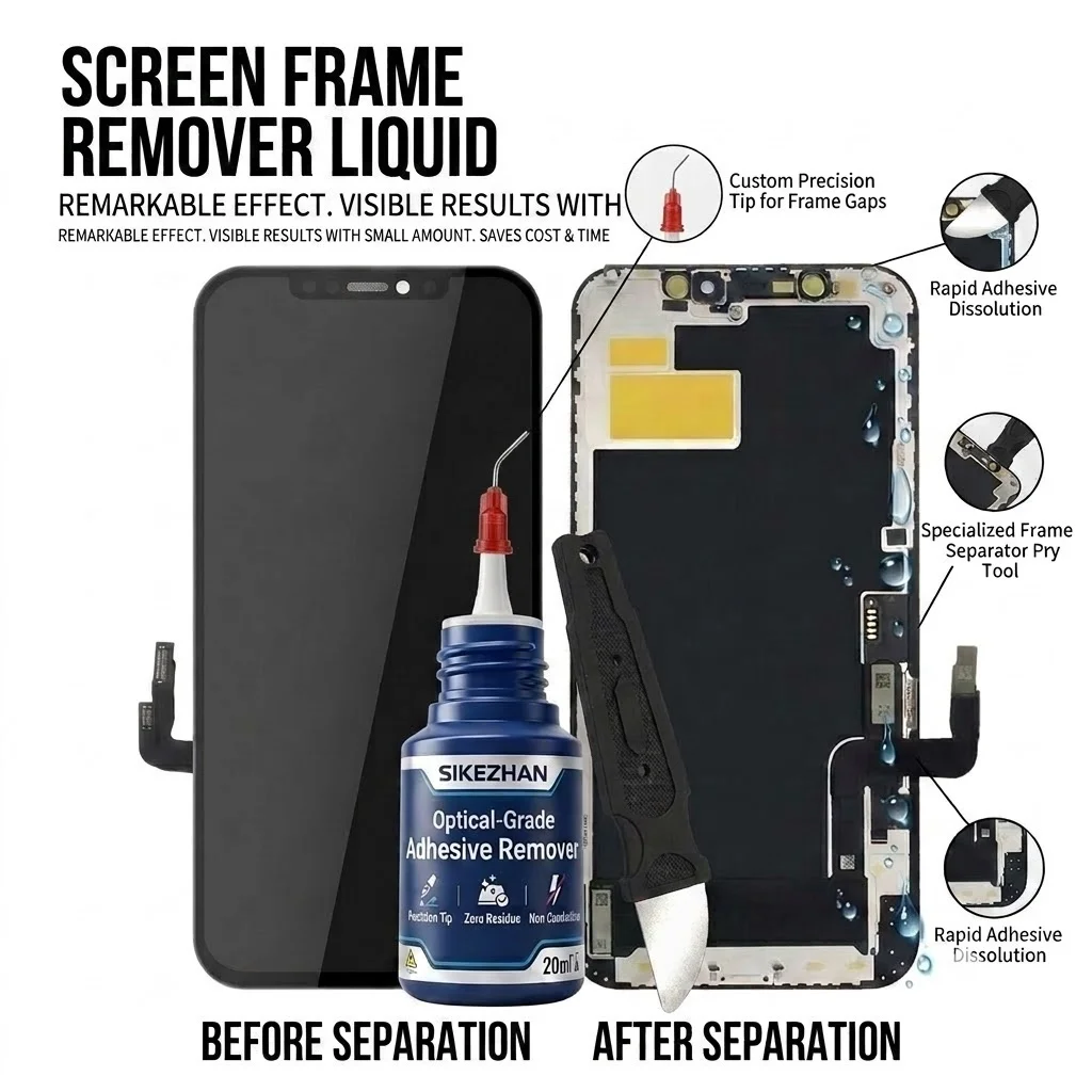 Phone Repair Kit - SIKEZHAN 20ml Optik Sınıf Yapıştırıcı Sökücü