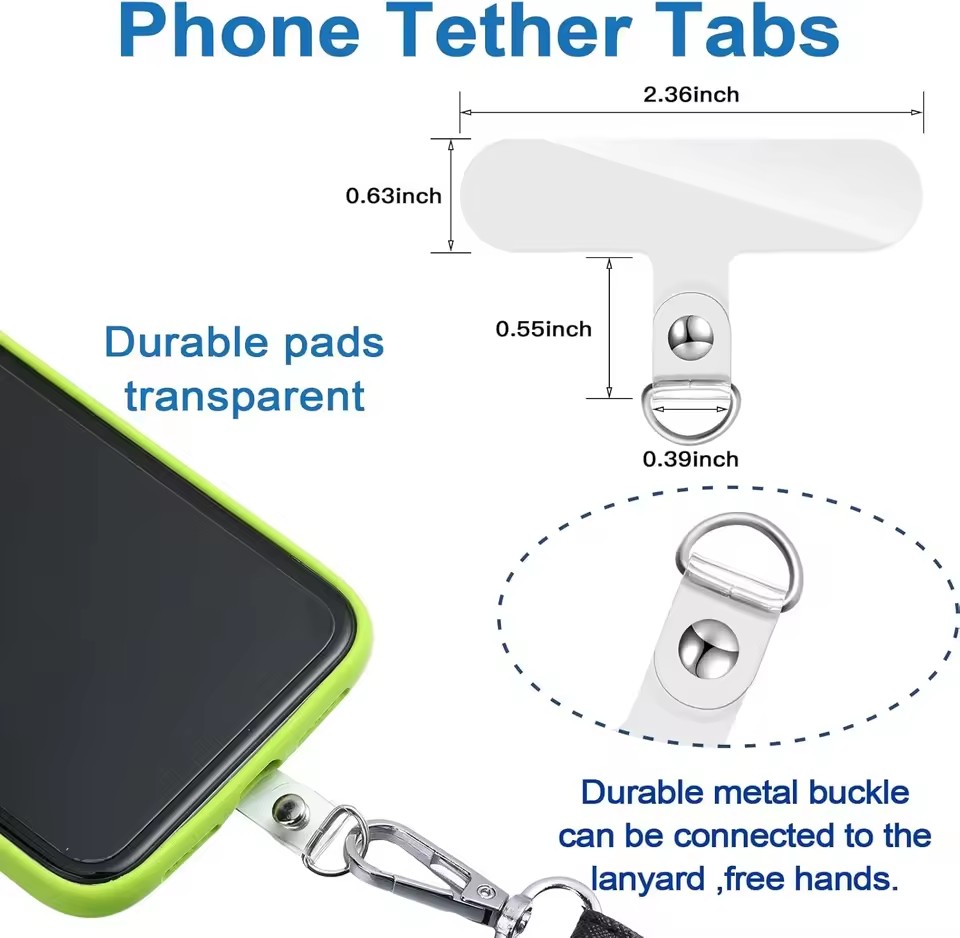 20/1 adet şeffaf telefon kordo - Lanyard Phone Strap incelemesi ve fiyatı