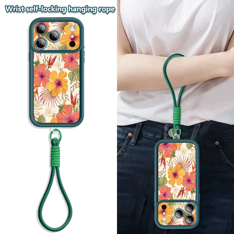 Renkli Çiçek Baskılı Kordonlu  - Lanyard Phone Strap incelemesi ve fiyatı
