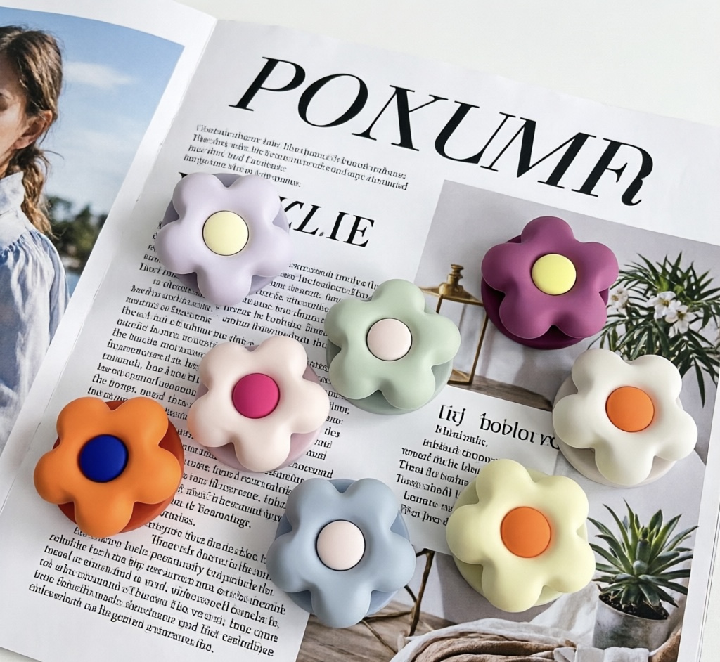 Çiçek Desenli Manyetik Pop Soc - Phone Accessories Design incelemesi ve fiyatı