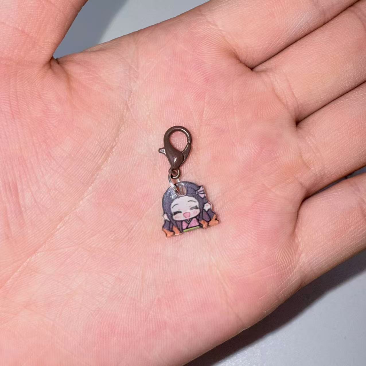 10 adet iblis avcısı Anime akr - Phone Accessories Demon Slayer incelemesi ve fiyatı