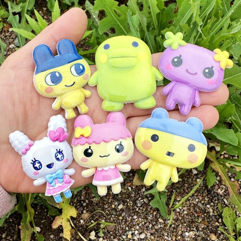 45mm Karikatür Tamagotchi çift - Phone Accessories Beads incelemesi ve fiyatı