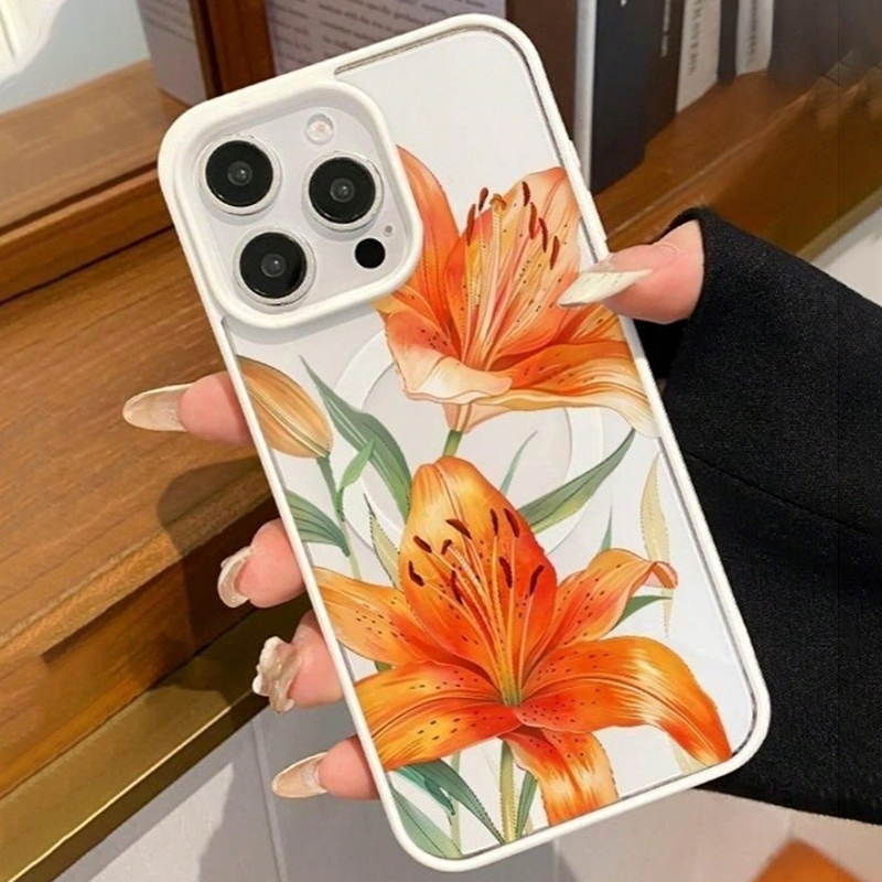 Turuncu Zambak Desenli Manyeti - Phone Accessories Magnetic incelemesi ve fiyatı