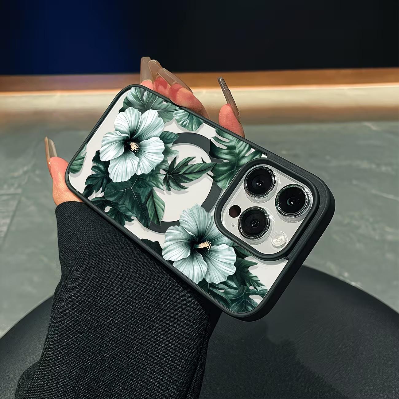 Yeşil Çiçek Desenli Telefon Kı - Phone Accessories Magnetic incelemesi ve fiyatı