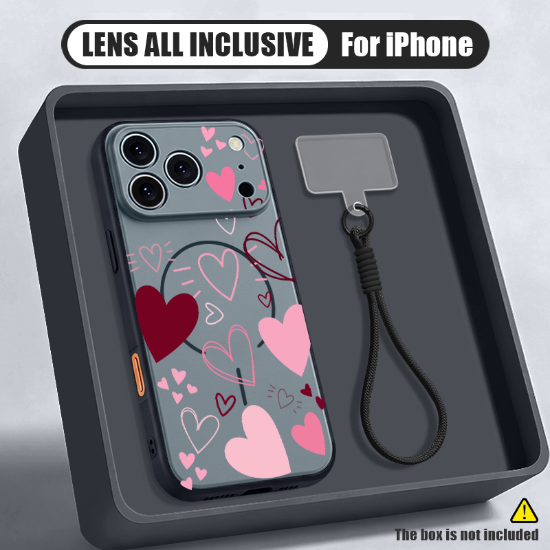 Aşk Kalpli Desenli Manyetik Te - Lanyard Phone Strap incelemesi ve fiyatı